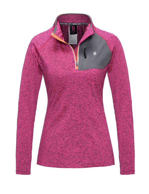 Women's Long Sleeve Lightweight Golf Top YZF US-DK