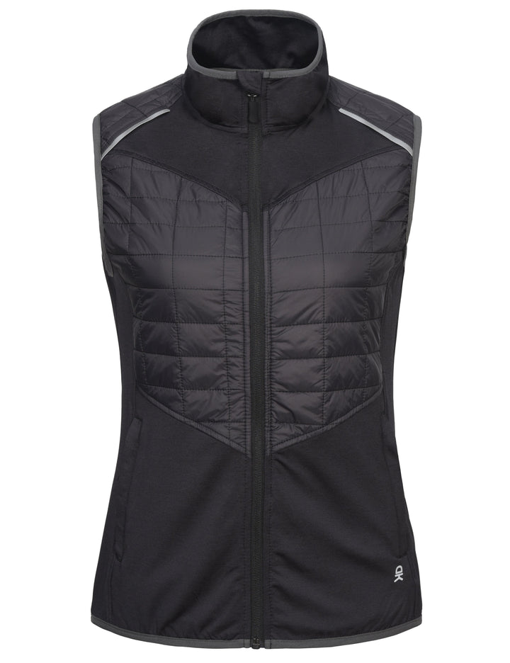 Women's Patchwork Elasticity Golf Outdoor Vest YZF US-DK