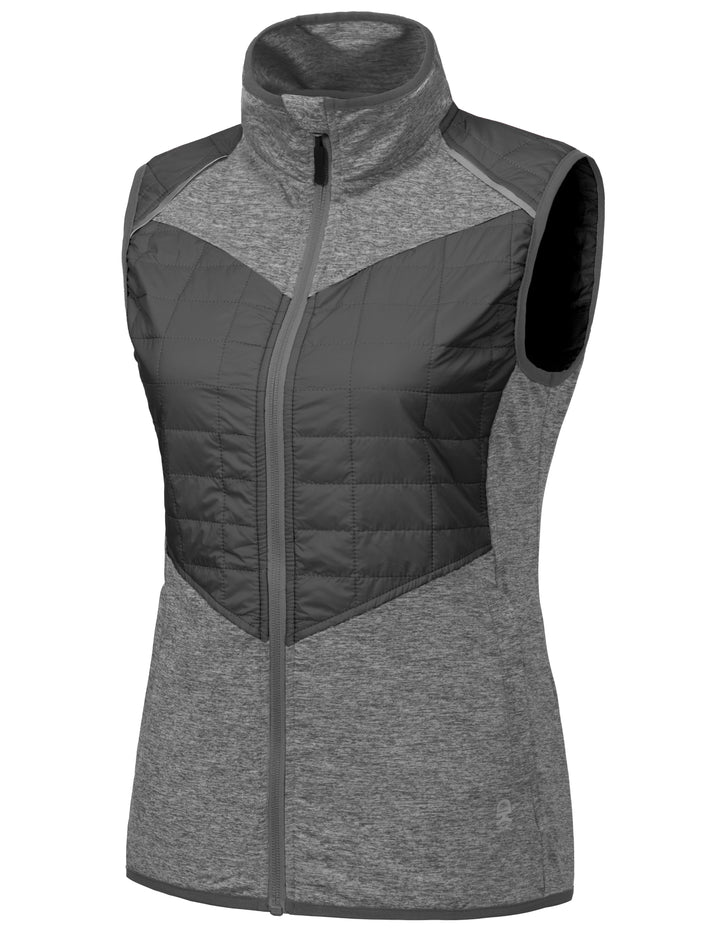 Women's Patchwork Elasticity Golf Outdoor Vest YZF US-DK