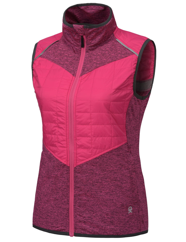 Women's Patchwork Elasticity Golf Outdoor Vest YZF US-DK