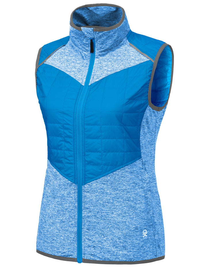 Women's Patchwork Elasticity Golf Outdoor Vest YZF US-DK