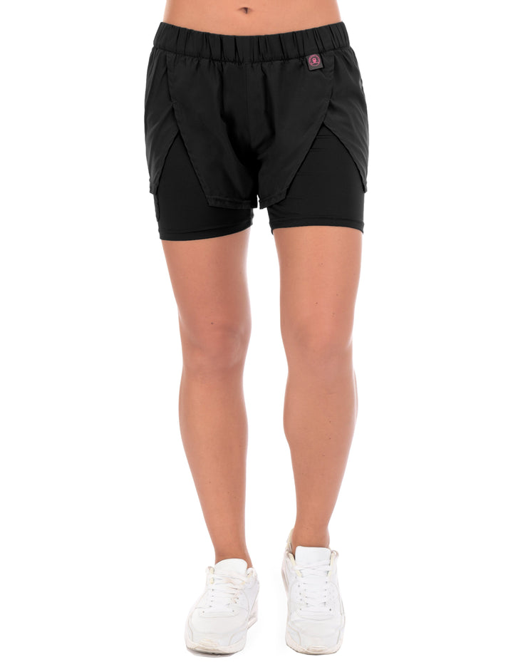 Women's Quick-Dry Breathable Running Yoga Shorts YZF US-DK