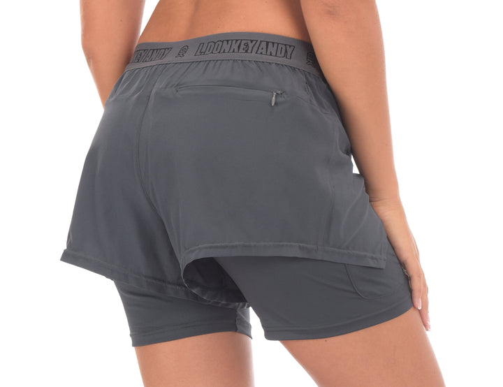 Women's Quick-Dry Breathable Running Yoga Shorts YZF US-DK