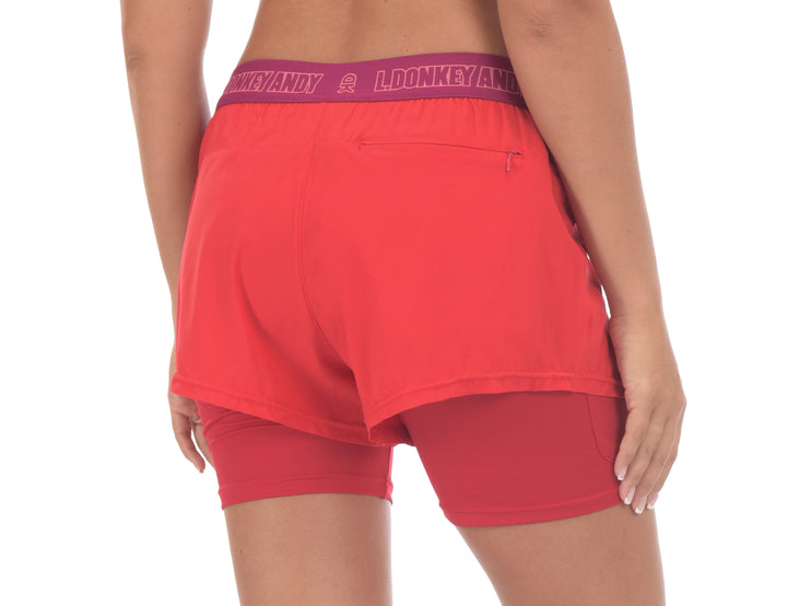 Women's Quick-Dry Breathable Running Yoga Shorts YZF US-DK