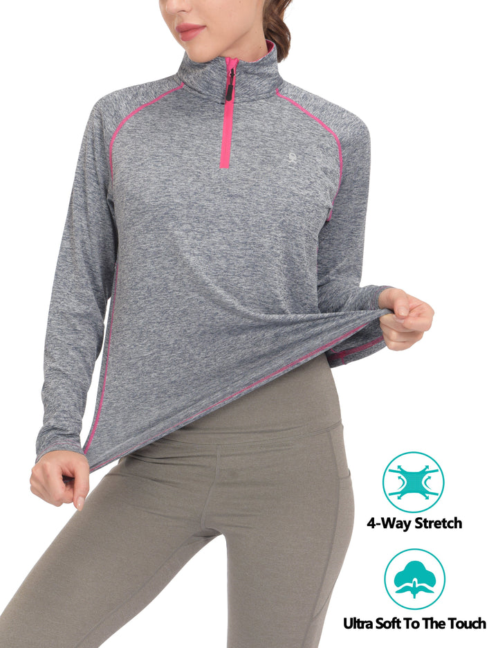 Women's Quick Dry Long Sleeve Running Sports Shirts YZF US-DK