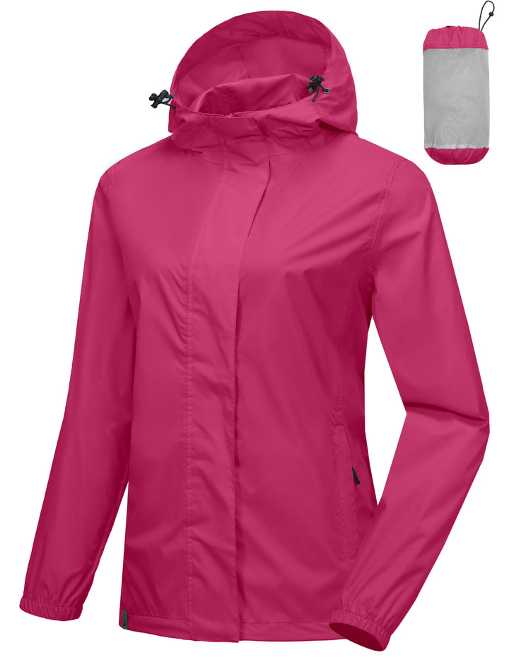 Women's Shell Waterproof Hooded Rain Jacket MP US-MP