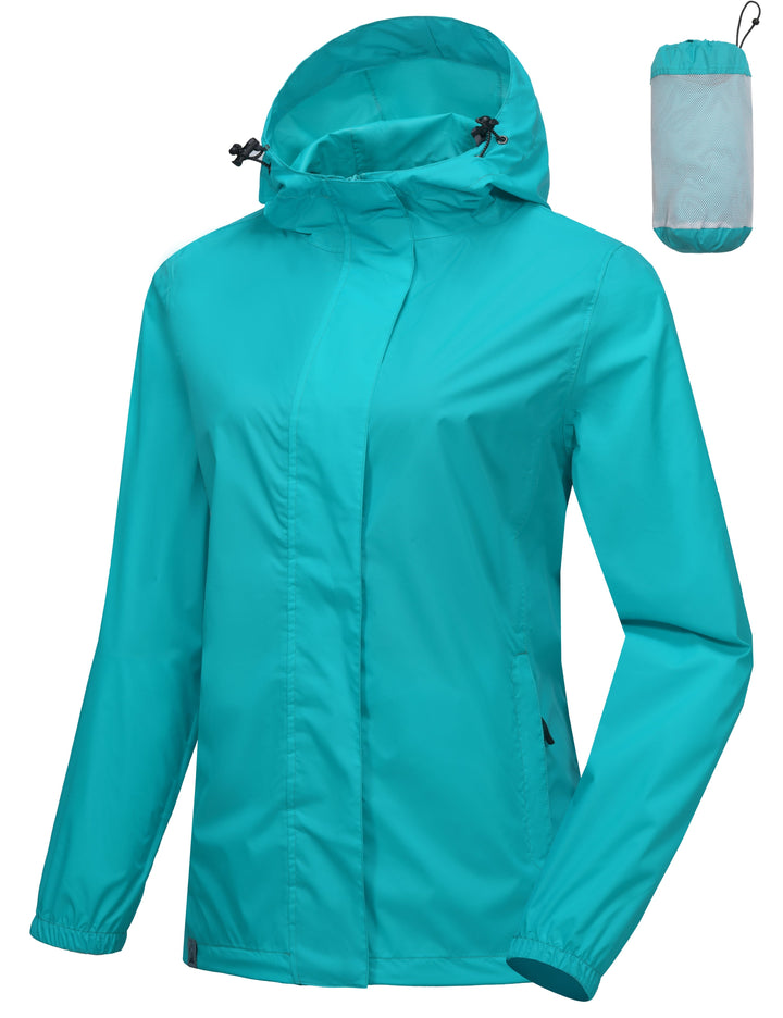 Women's Shell Waterproof Hooded Rain Jacket MP US-MP