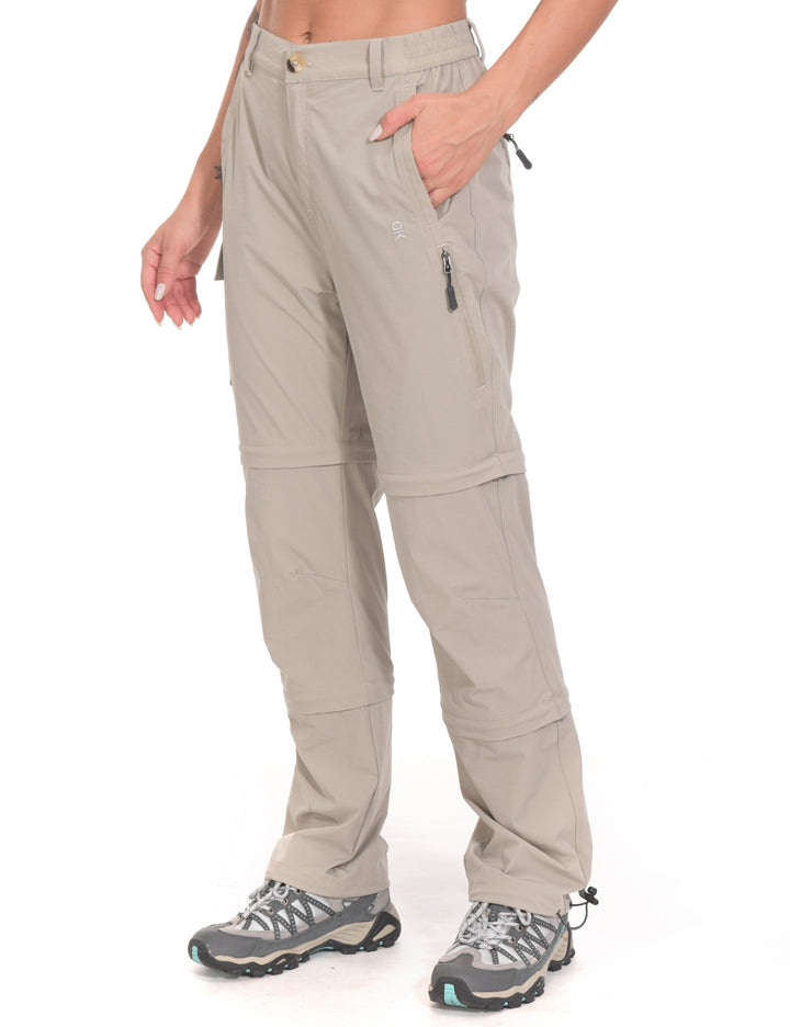 Women's Stretch Convertible Zip-Off Quick-Dry Hiking Pants YZF US-DK