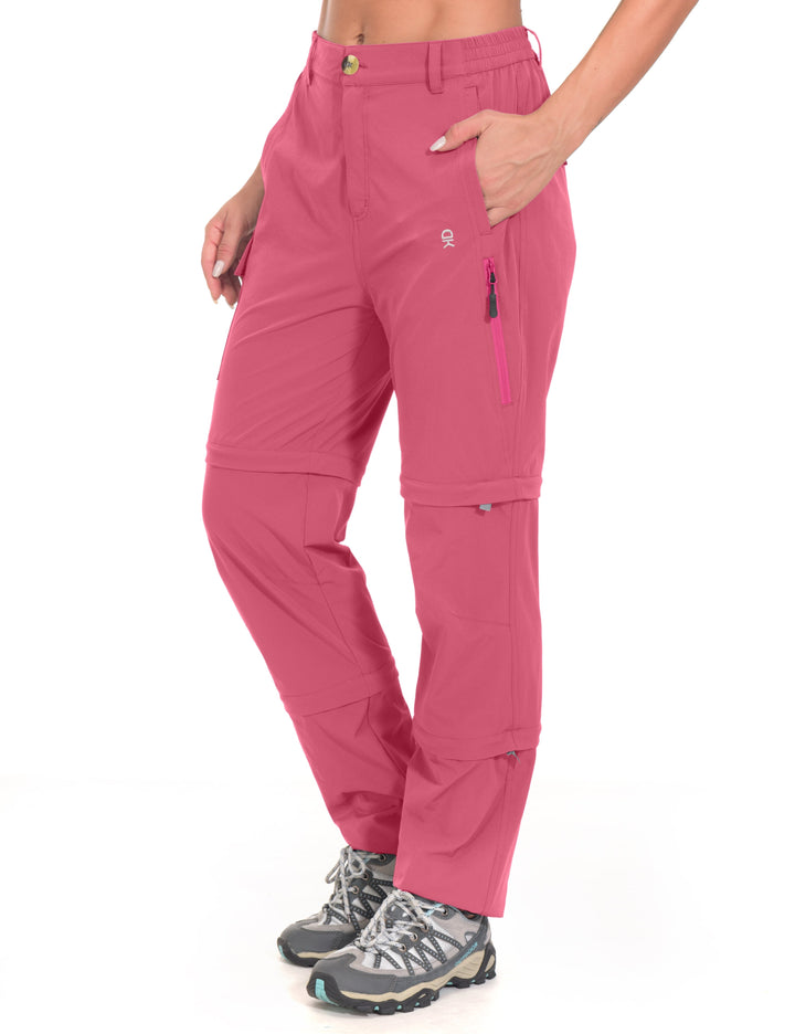 Women's Stretch Convertible Zip-Off Quick-Dry Hiking Pants YZF US-DK