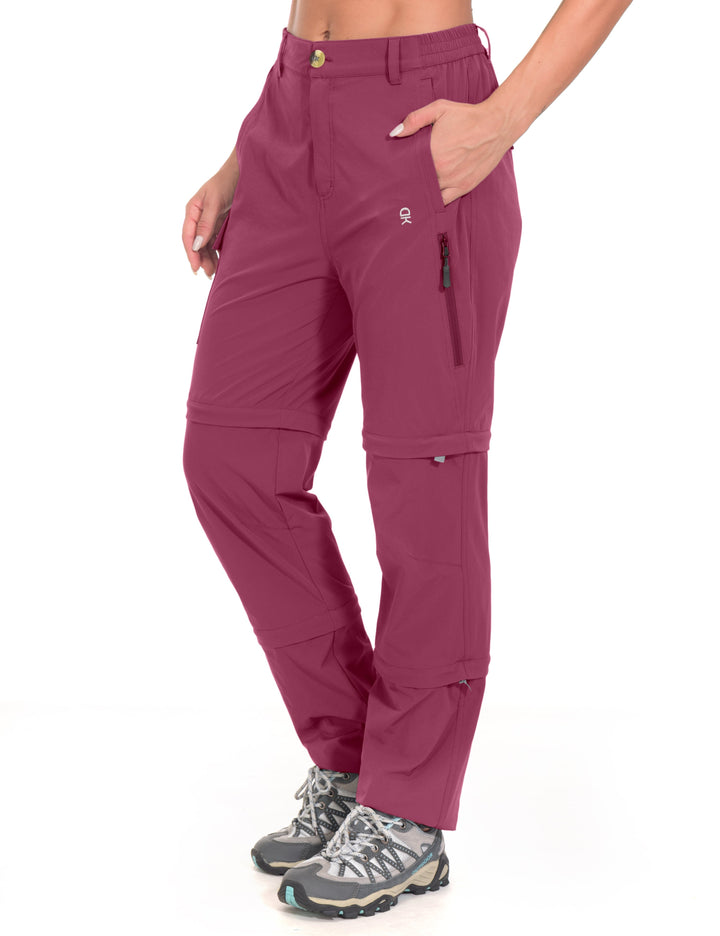 Women's Stretch Convertible Zip-Off Quick-Dry Hiking Pants YZF US-DK