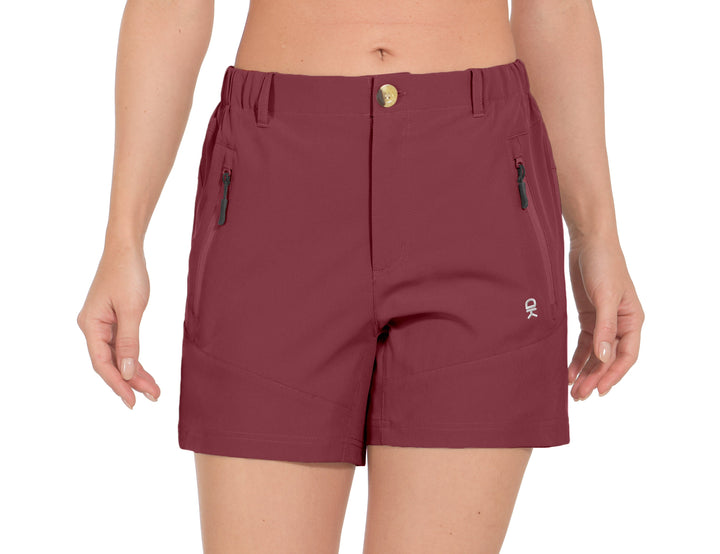 Women's Stretch Quick Dry UPF 50+ Hiking Travel Shorts YZF US-DK