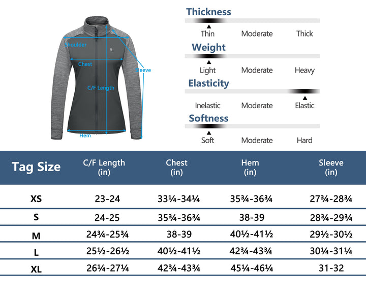 Women's Thumbholes Stretch Golf Running Jacket YZF US-DK