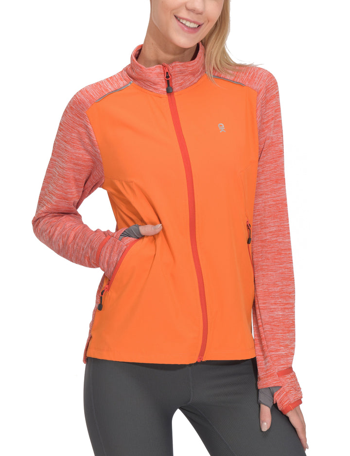 Women's Thumbholes Stretch Golf Running Jacket YZF US-DK