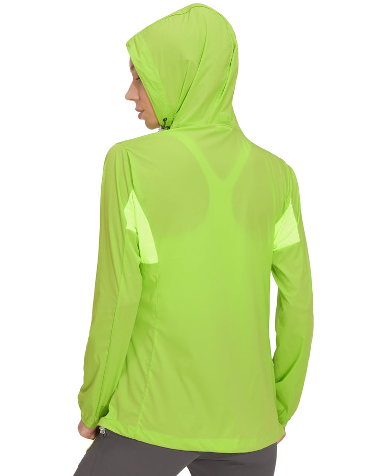 Women's UPF 50+ Lightweight Packable Running Jacket MP US-DK