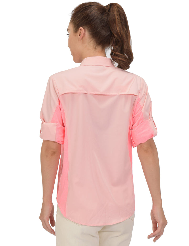 Women's UPF 50+ Long Sleeve Hiking Shirt YZF US-DK