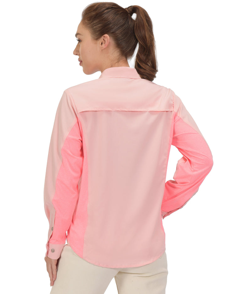 Women's UPF 50+ Long Sleeve Hiking Shirt YZF US-DK