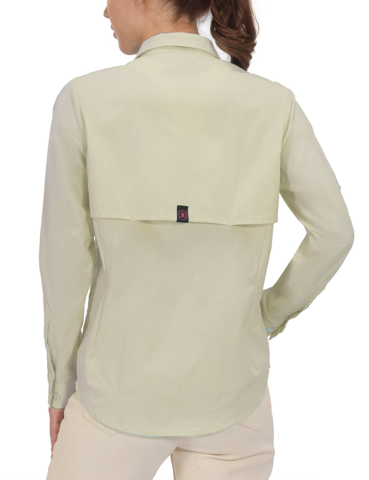 Women's UPF 50+ UV Protection Air-Holes Tech Shirt YZF US-DK