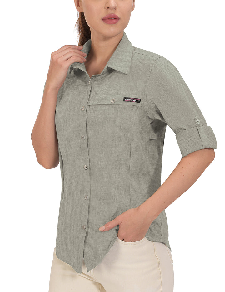 Women's UPF 50+ UV Protection Air-Holes Tech Shirt YZF US-DK