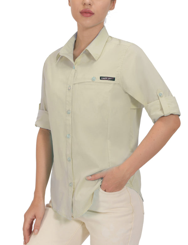 Women's UPF 50+ UV Protection Air-Holes Tech Shirt YZF US-DK