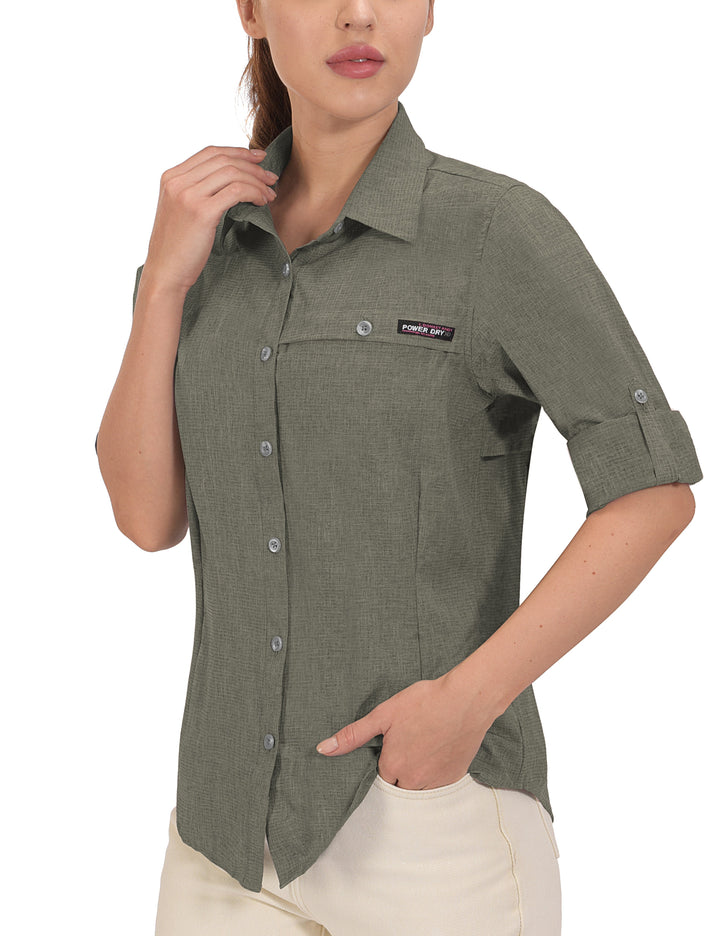 Women's UPF 50+ UV Protection Air-Holes Tech Shirt YZF US-DK