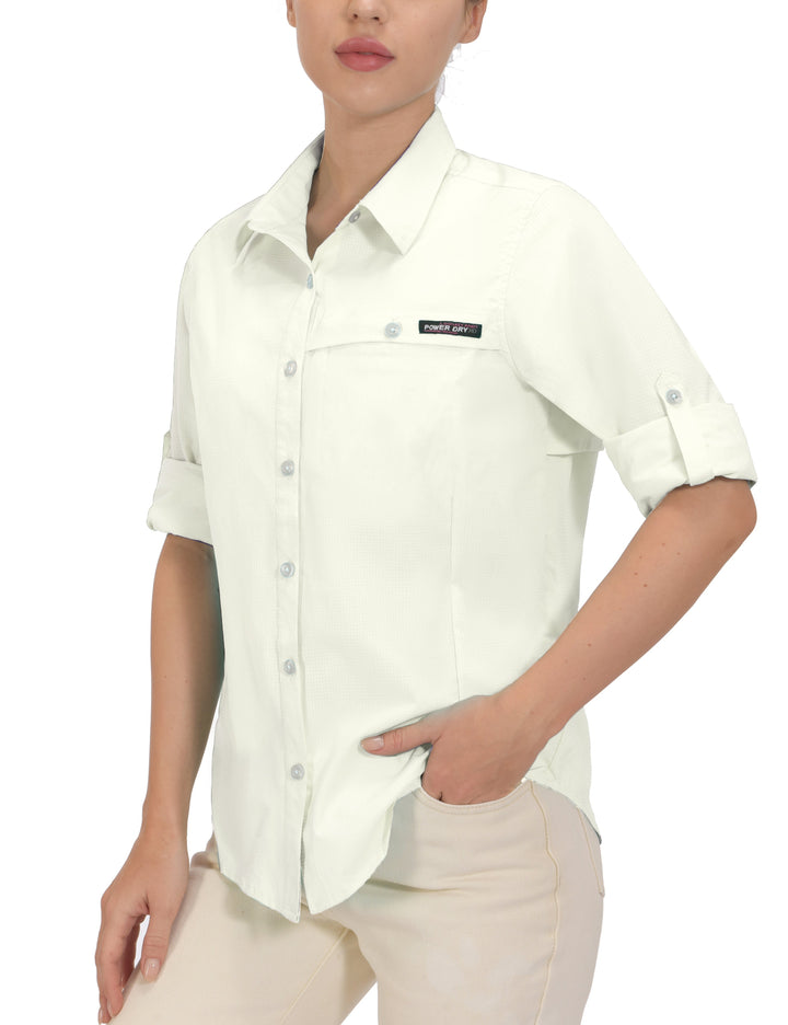 Women's UPF 50+ UV Protection Air-Holes Tech Shirt YZF US-DK