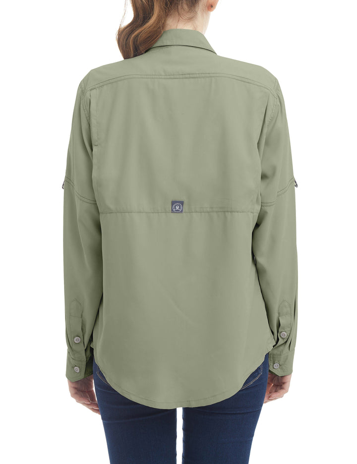 Women's UPF 50+ Breathable Long Sleeve Fishing Shirt YZF US-DK