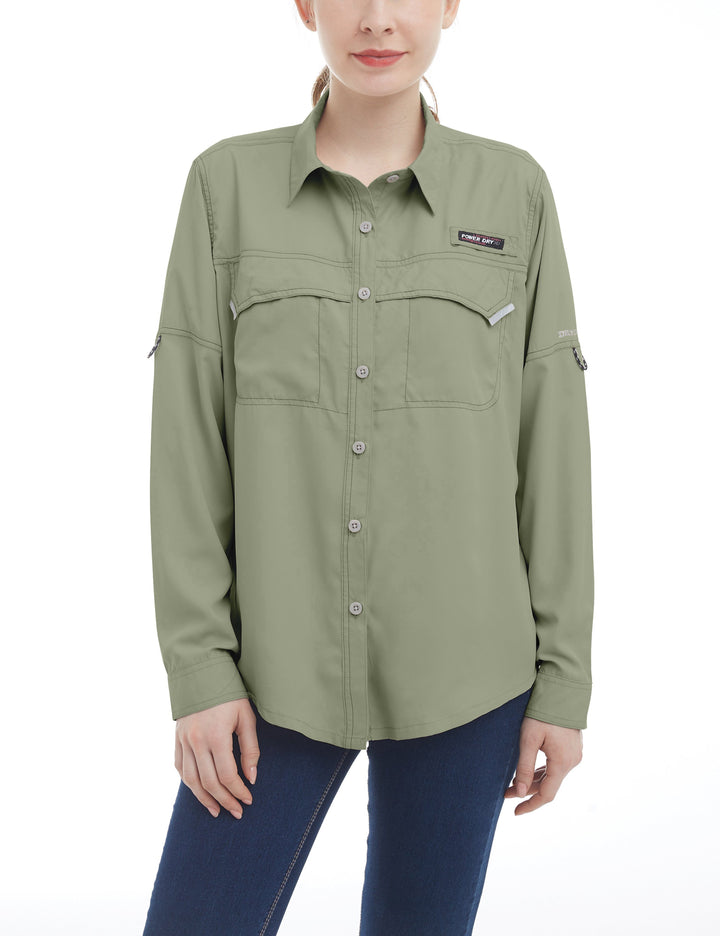 Women's UPF 50+ Breathable Long Sleeve Fishing Shirt YZF US-DK