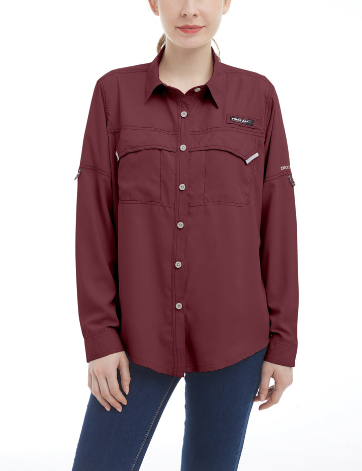 Women's UPF 50+ Breathable Long Sleeve Fishing Shirt YZF US-DK