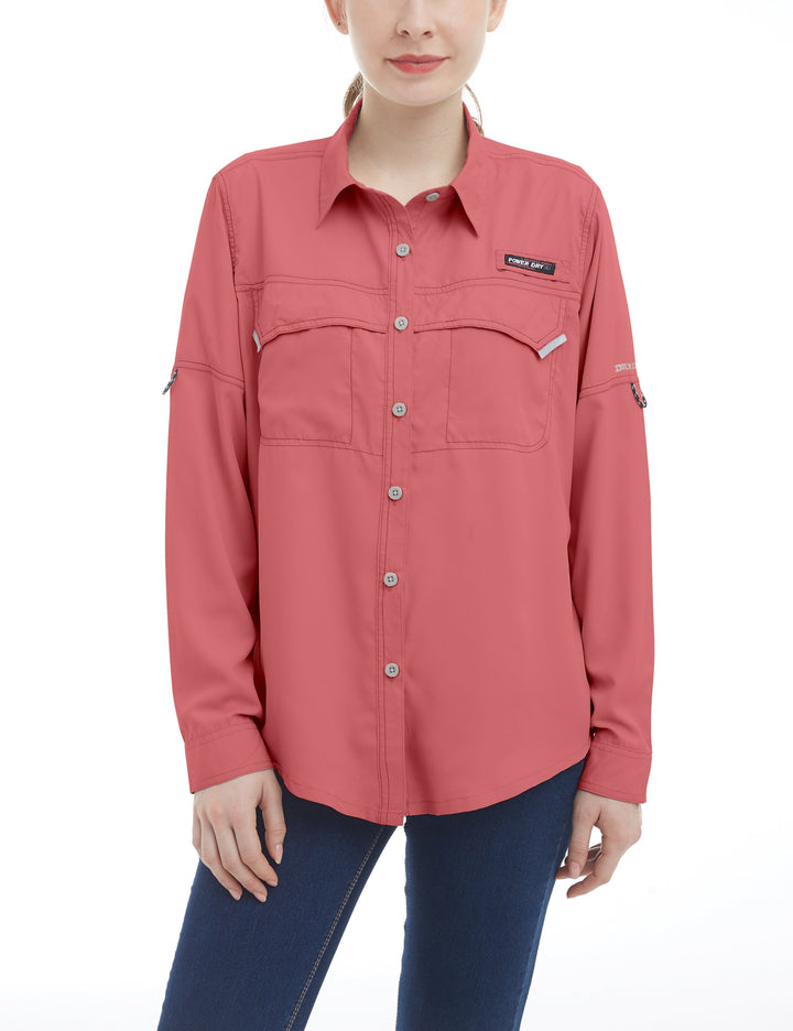 Women's UPF 50+ Breathable Long Sleeve Fishing Shirt YZF US-DK