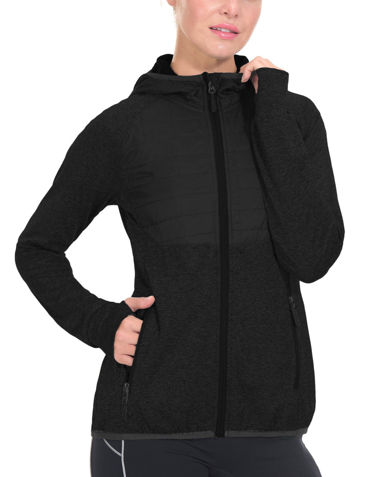 Women's  warm Lightweight Quick Dry Running Jacket YZF US-DK