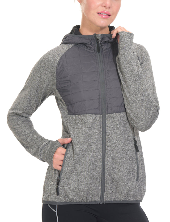 Women's  warm Lightweight Quick Dry Running Jacket YZF US-DK