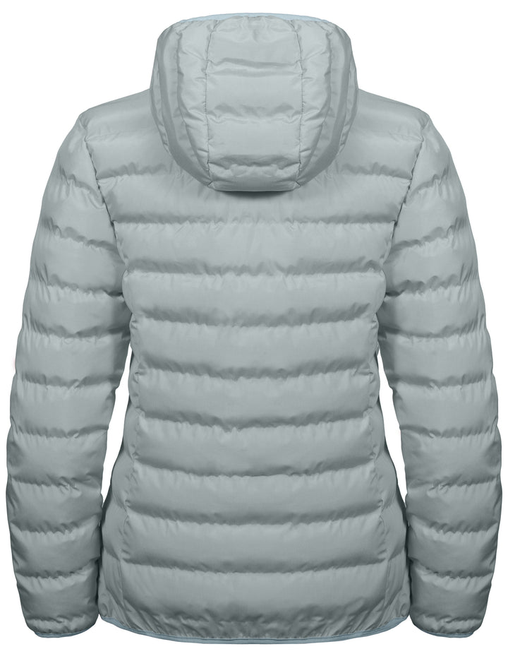 Women's Warm Waterproof Hooded Puffer Jacket YZF US-DK