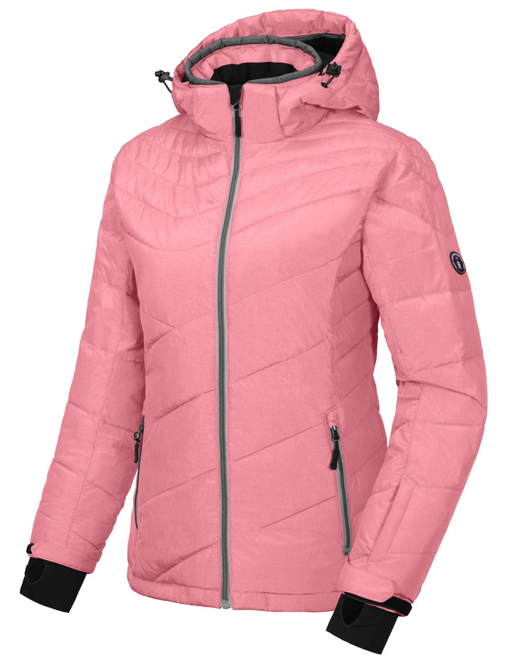 Women's Warm Windproof Ski Insulated Jacket YZF US-DK