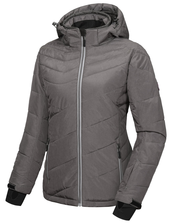 Women's Warm Windproof Ski Insulated Jacket YZF US-DK