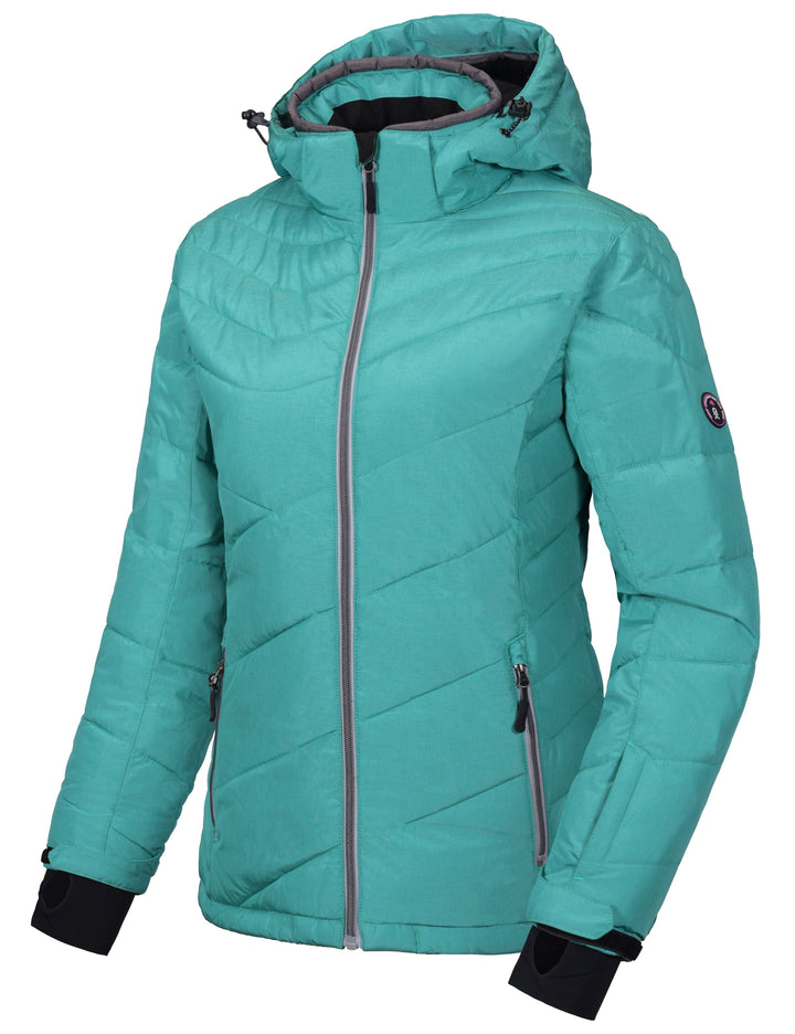 Women's Warm Windproof Ski Insulated Jacket YZF US-DK