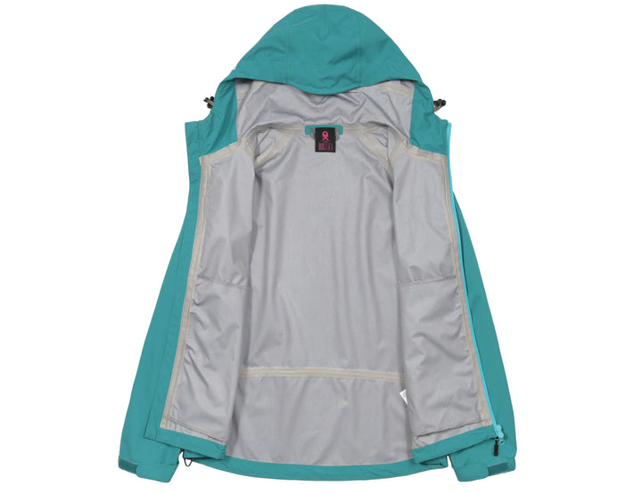 Women's Waterproof  Lightweight Hiking Rain Jacket YZF US-DK