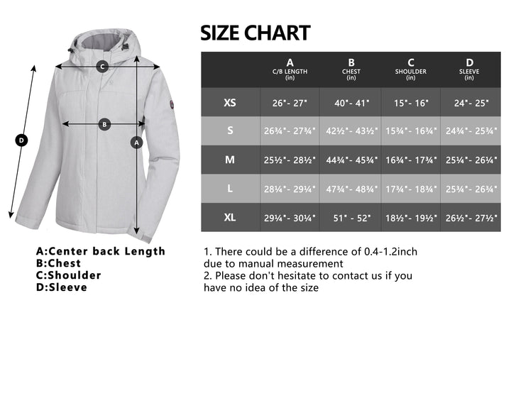 Women's Waterproof Ski Jacket YZF US-DK