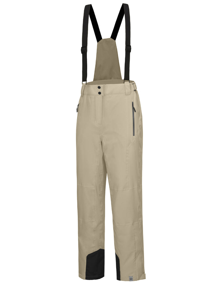 Women's Waterproof Windproof Ski Detachable Bib Pants MP US-MP