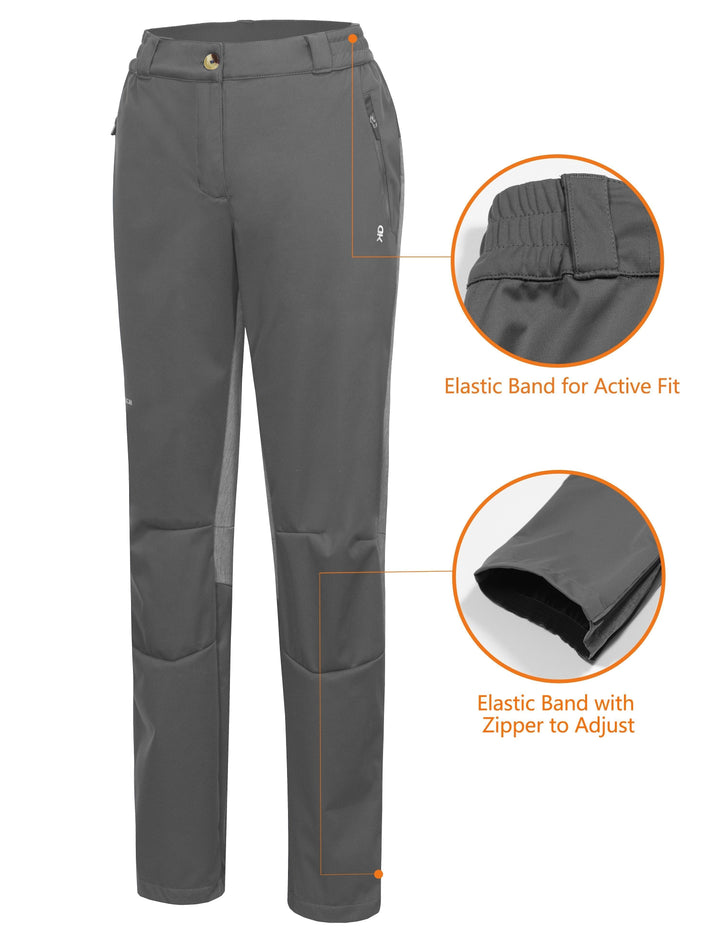 Women's Windproof Lightweight Softshell Pants YZF US-DK-CS