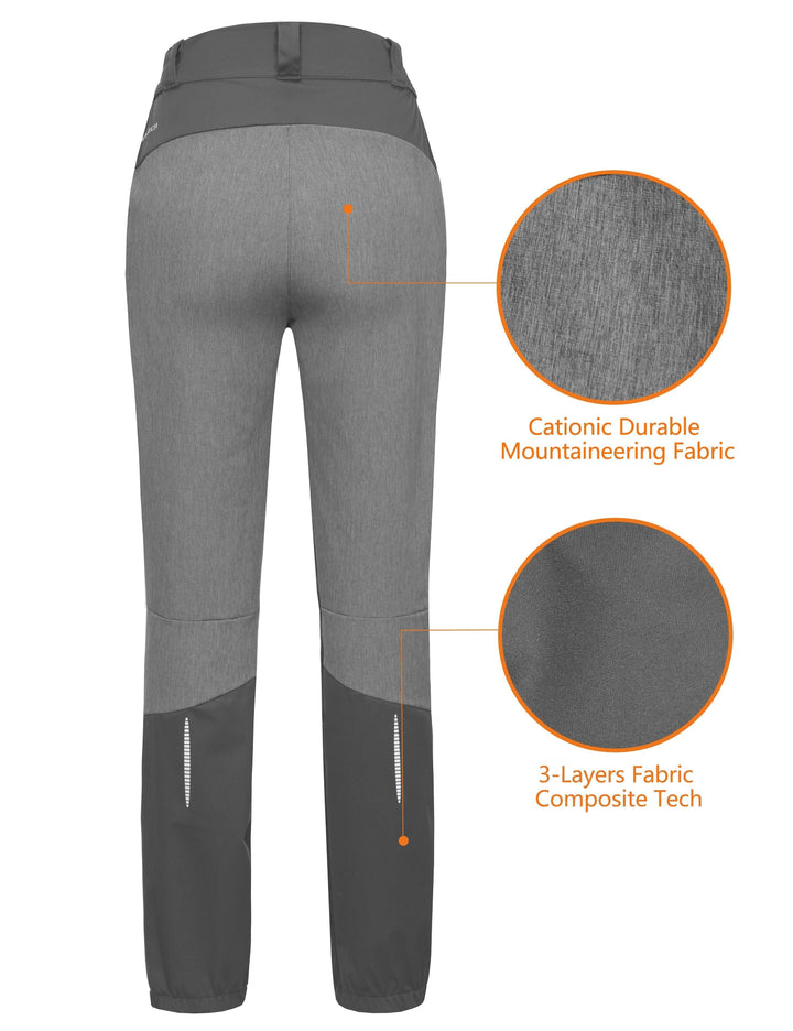 Women's Windproof Lightweight Softshell Pants YZF US-DK-CS